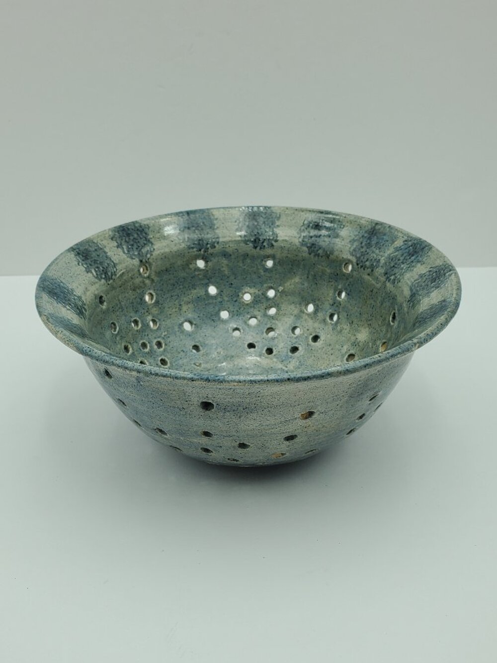 Studio Art Pottery Berry Colander Pottery Kitchen Drainer Fruit Bowl